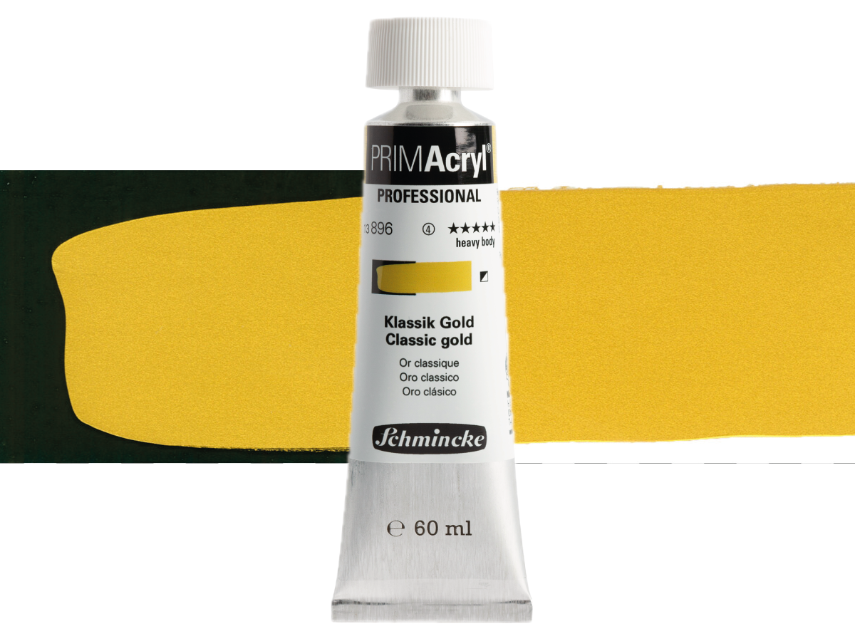 SCHMINCKE PRIMACRYL 60ML S4 896 CLASSIC GOLD 1