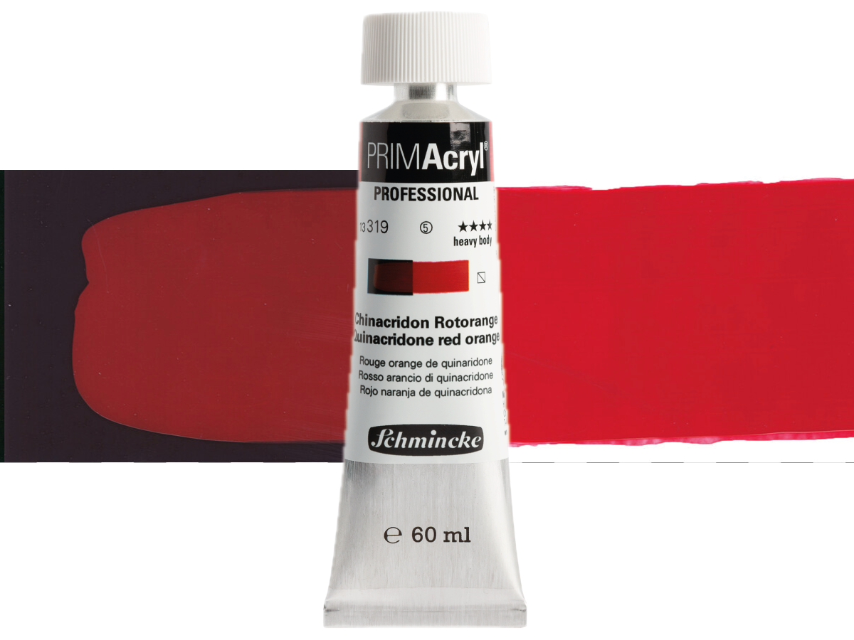 SCHMINCKE PRIMACRYL 60ML S5 319 QUINACRIDONE RED ORANGE 1