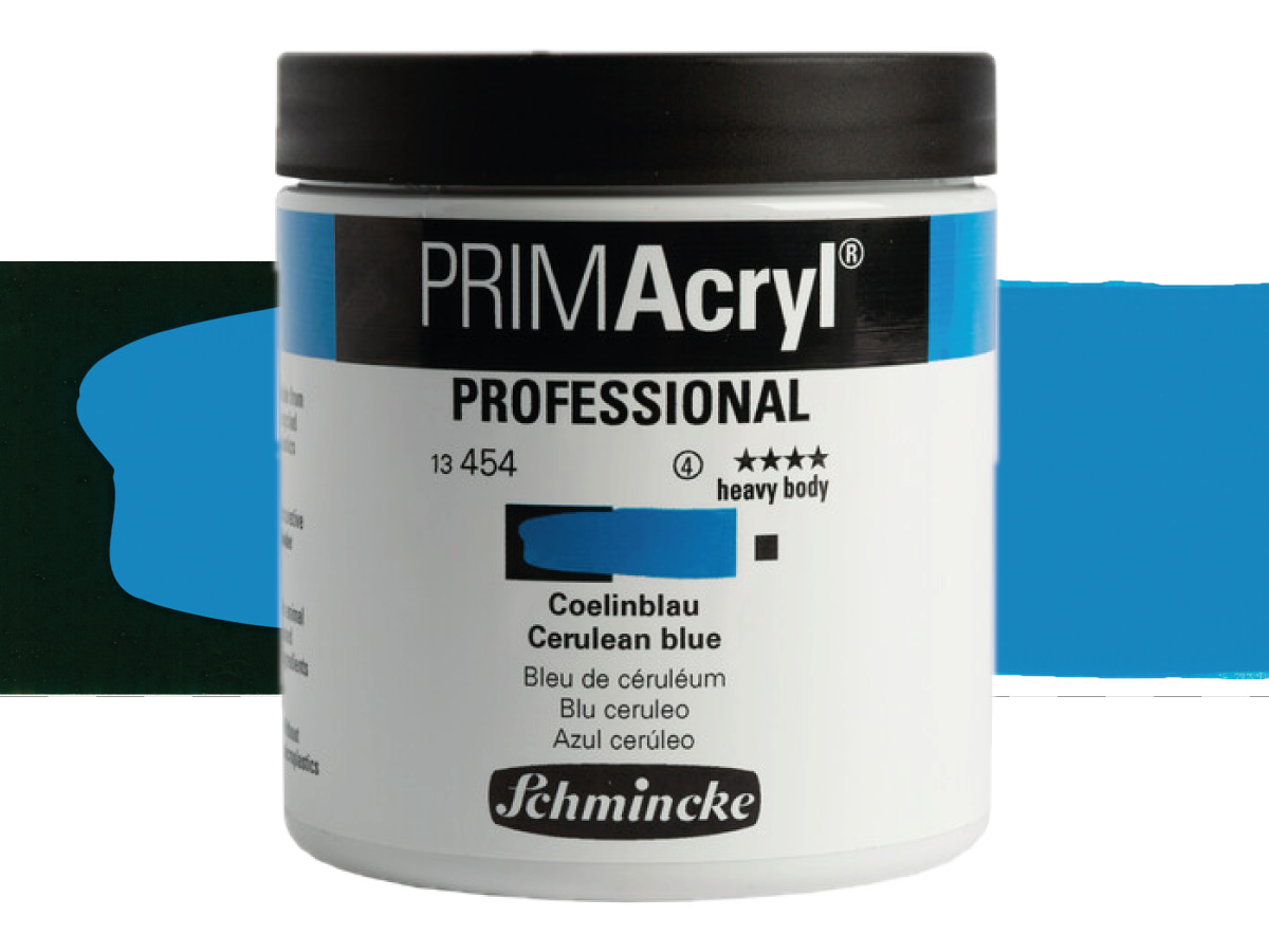 SCHMINCKE PRIMACRYL 237ML S4 454 CERULEAN BLUE 1