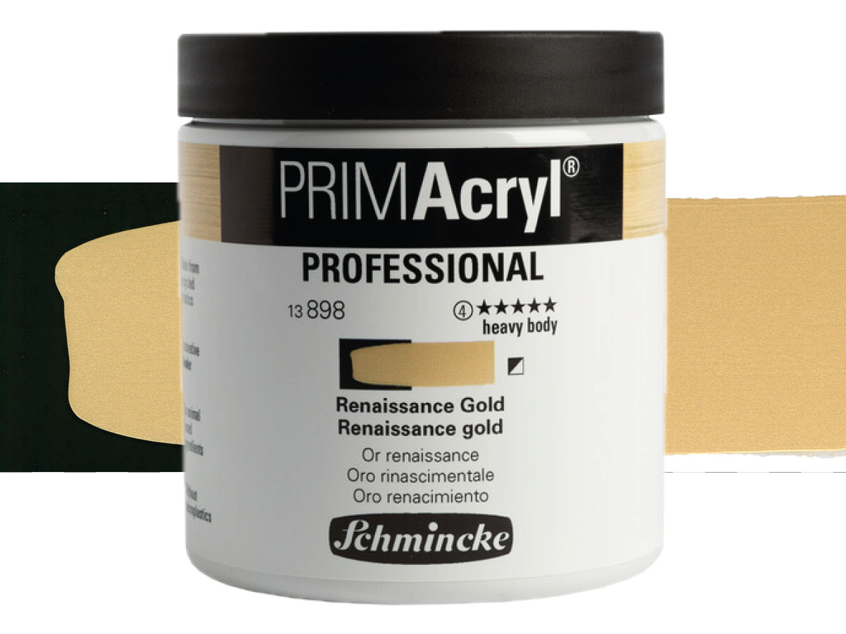 SCHMINCKE PRIMACRYL 237ML S4 898 RENAISSANCE GOLD 1