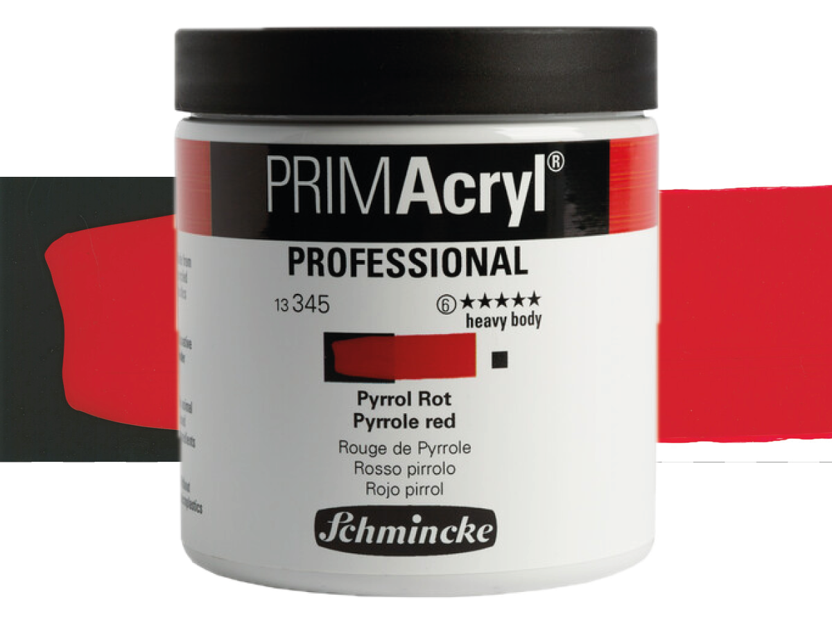 SCHMINCKE PRIMACRYL 237ML S6 345 PYRROLE RED 1