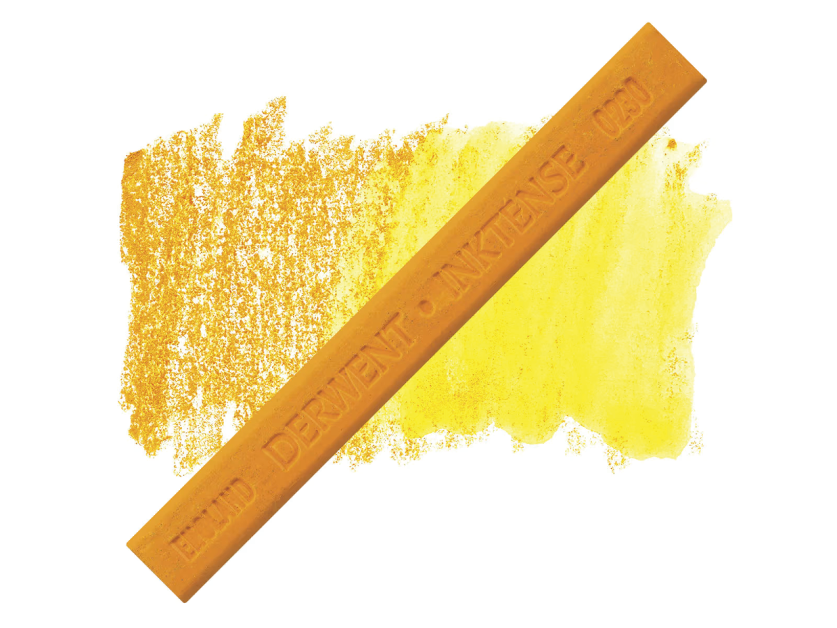 DERWENT INKTENSE BLOCK 0230 GOLDEN YELLOW 1