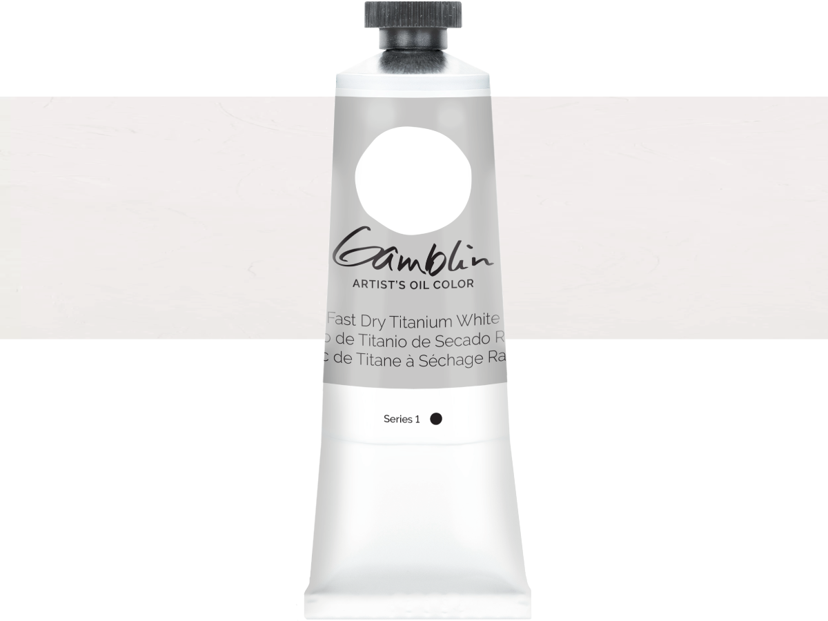 GAMBLIN 37ML S1 1840 FAST DRY TITANIUM WHITE 1