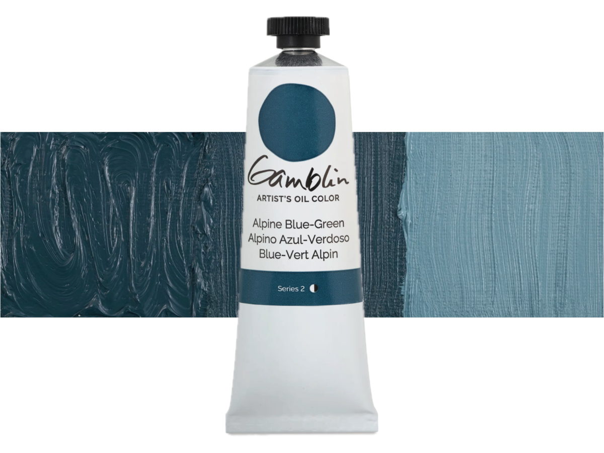 GAMBLIN ARTIST OLIEVERF 37ML S2 1026 ALPININE BLUE-GREEN AG 1