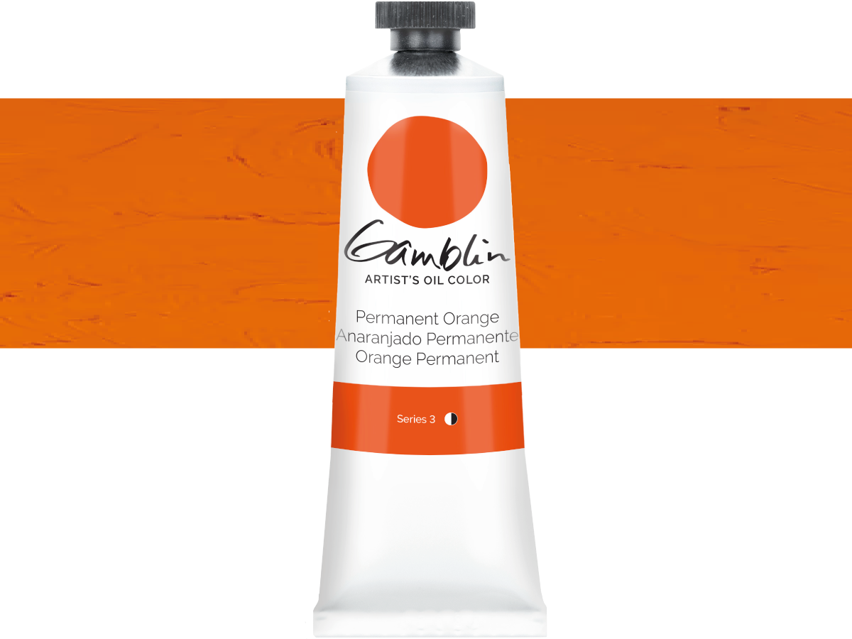GAMBLIN ARTIST OLIEVERF 37ML S3 1505 PERMANENT ORANGE AG 1