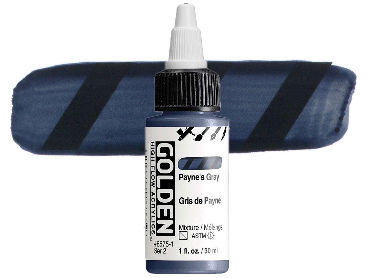 GOLDEN HIGH FLOW ACRYL 30ML S2 PAYNE'S GREY 1