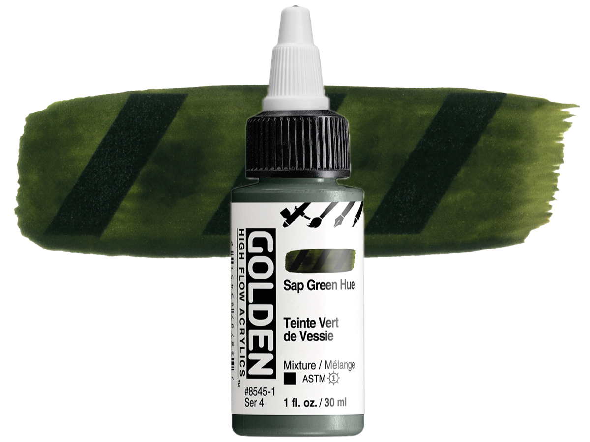 GOLDEN HIGH FLOW ACRYL 30ML S4 SAP GREEN HUE 1