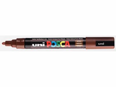 UNI POSCA PC5M BRAUN MITTEL 1