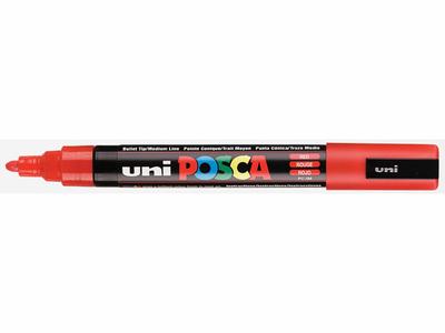 UNI POSCA PC5R ROT MITTEL 1