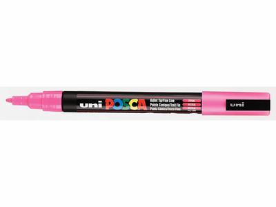 UNI POSCA PC3RE ROSA FEIN 1