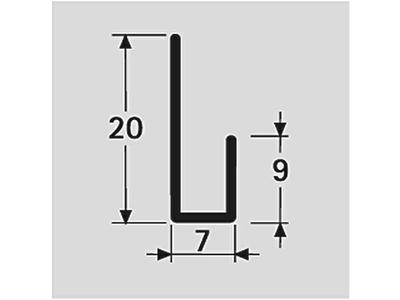 ARTI TEQ CLASSICRAIL 200CM ALUMINIUM 1