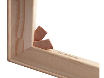 CLASSIC65 KEILRAHMENLEISTE 80 CM MIT NUT 1