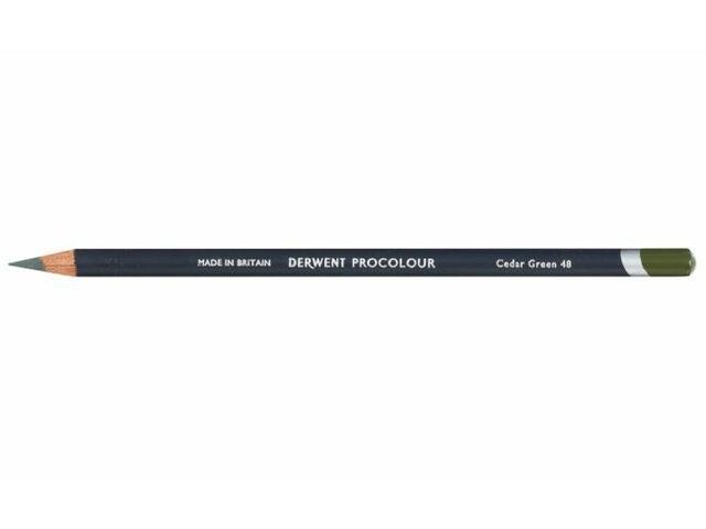 DERWENT PROCOLOUR BUNTSTIFT 48 CEDAR GREEN 1