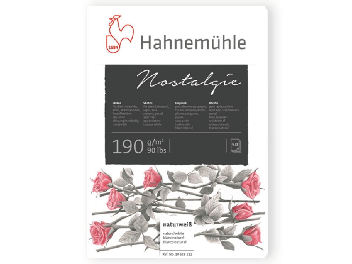 HAHNEMÜHLE NOSTALGIE ZEICHENPAPIER BLOCK A5 190 GRAMM 1