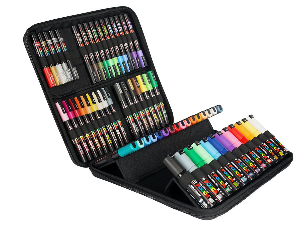 UNI POSCA-SET M 60 IM ETUI 1