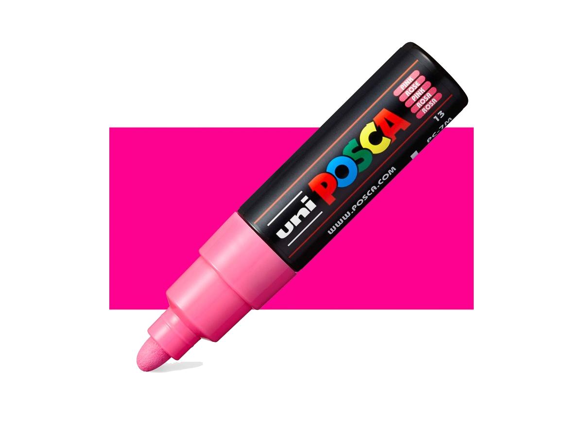 UNI POSCA MARKER LARGE PC7M ROZE 1