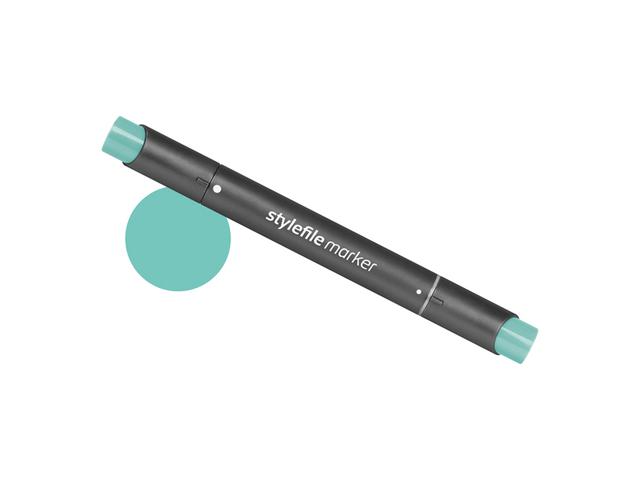 STYLEFILE MARKER 606 TURQUOISE GREEN LIGHT OP=OP 1