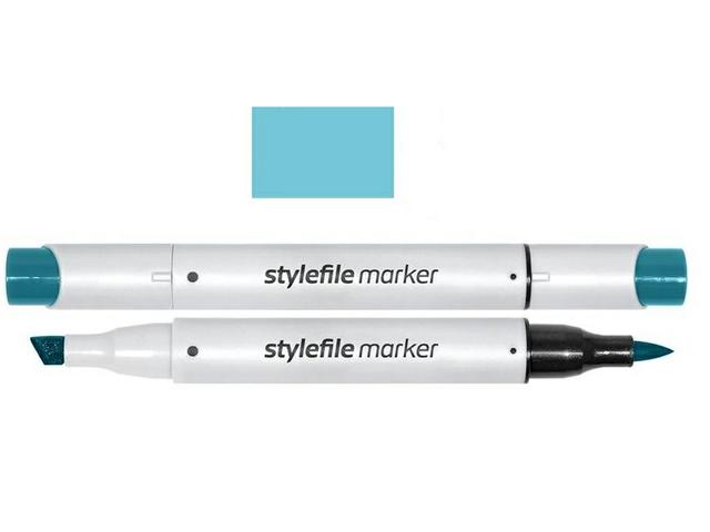 STYLEFILE BRUSH MARKER 518 CERULEAN BLUE OP=OP 1