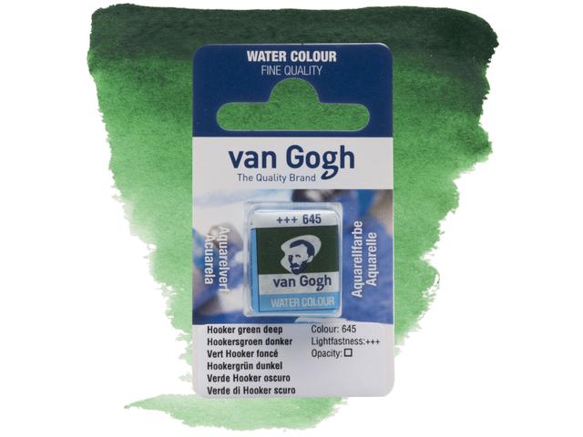 VAN GOGH AQUARELL 1/2 NÄPFCHEN 645 HOOKERS GRÜN DUNKEL 1