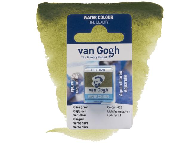 VAN GOGH AQUARELL 1/2 NÄPFCHEN 620 OLIVGRÜN 1