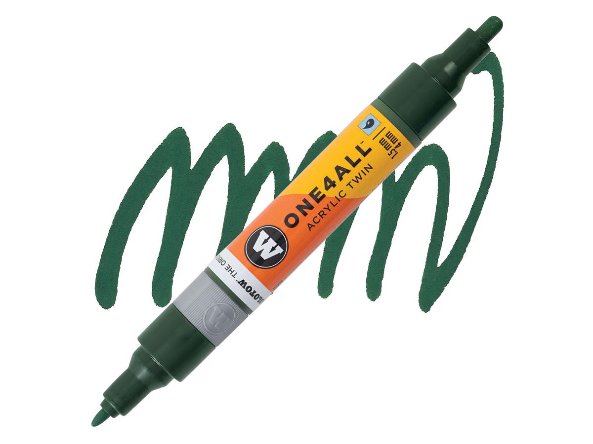 MOLOTOW ONE4ALL TWIN MARKER 145 1,5-4MM FUTURE GREEN 1