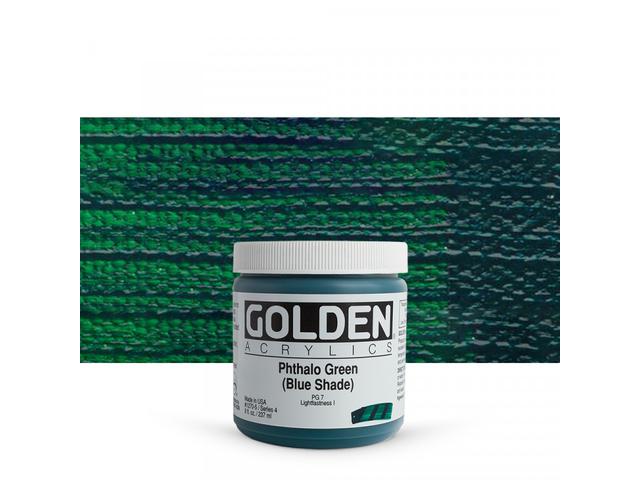 GOLDEN HEAVY BODY 237ML 1270 S4 PHTHALO GREEN/BLUE SHADE 1