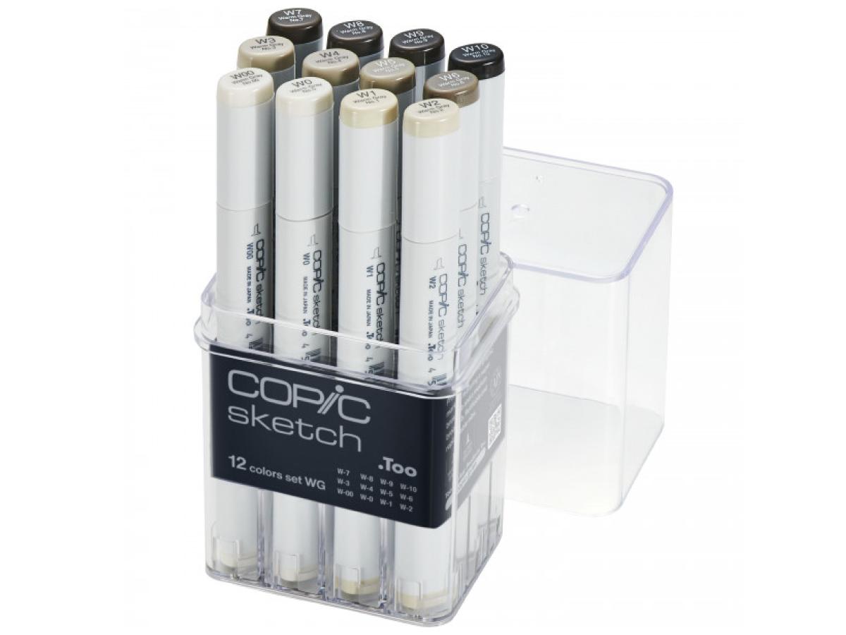 COPIC SKETCH MARKERSET 12-ER WARM GREY 1