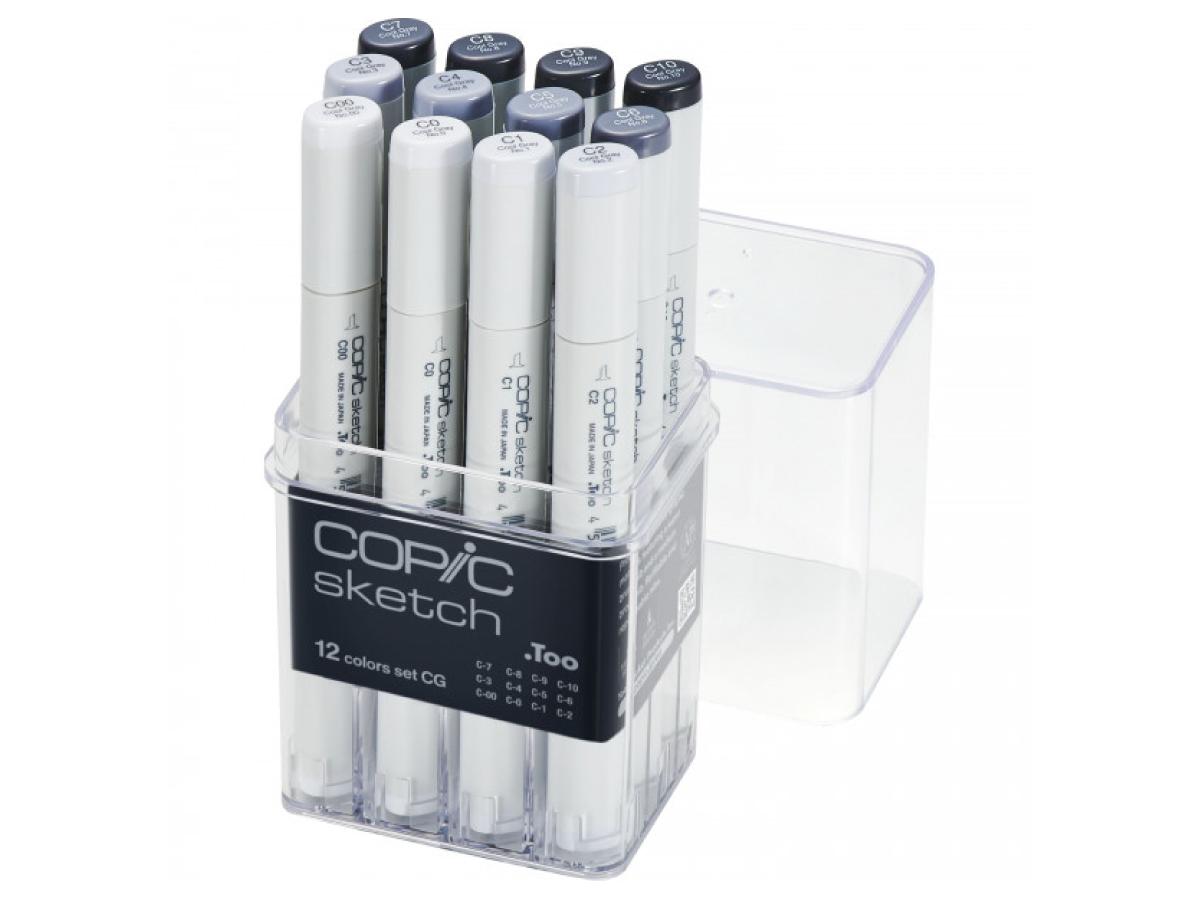 COPIC SKETCH MARKERSET 12-ER COOL GREY 1