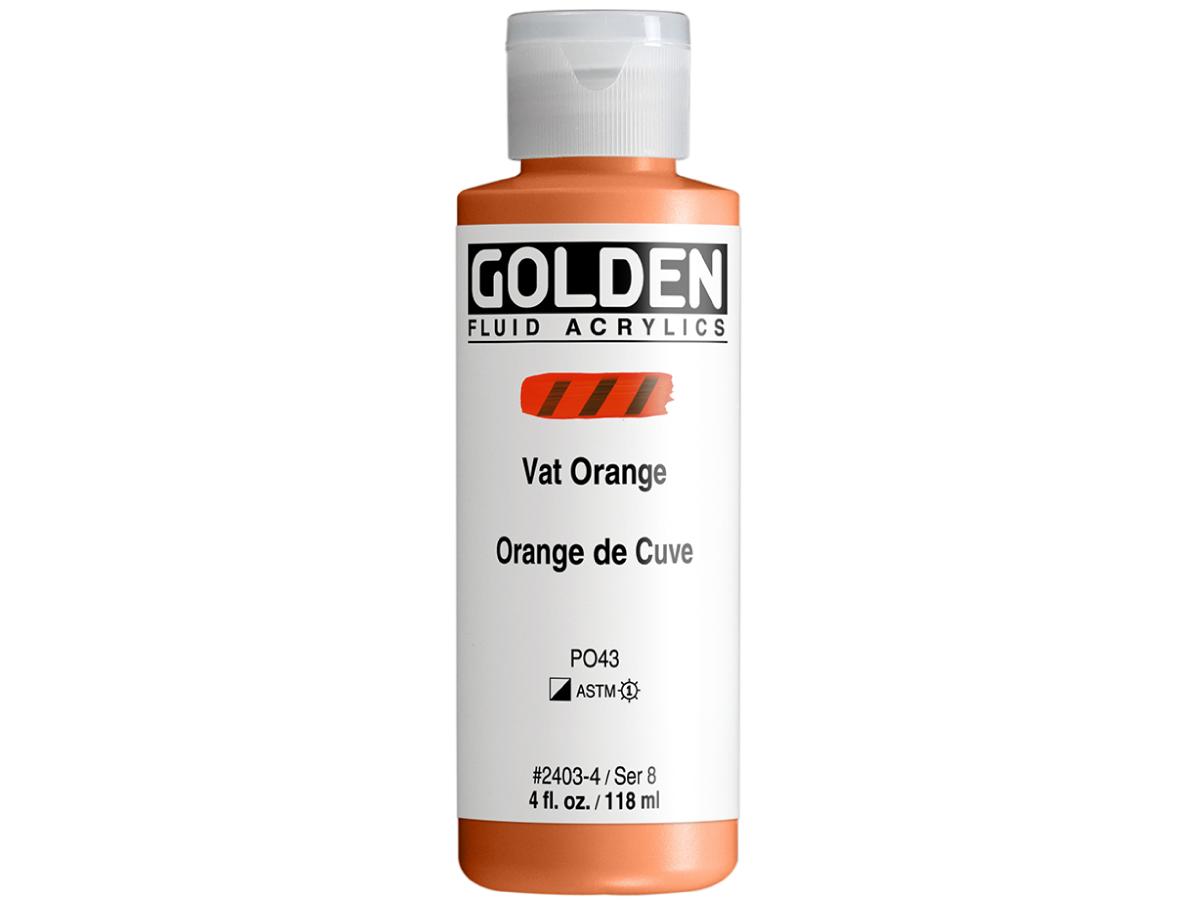 GOLDEN FLUID ACRYL 119ML S8 403 ORANGE BRÄUNLICH 1