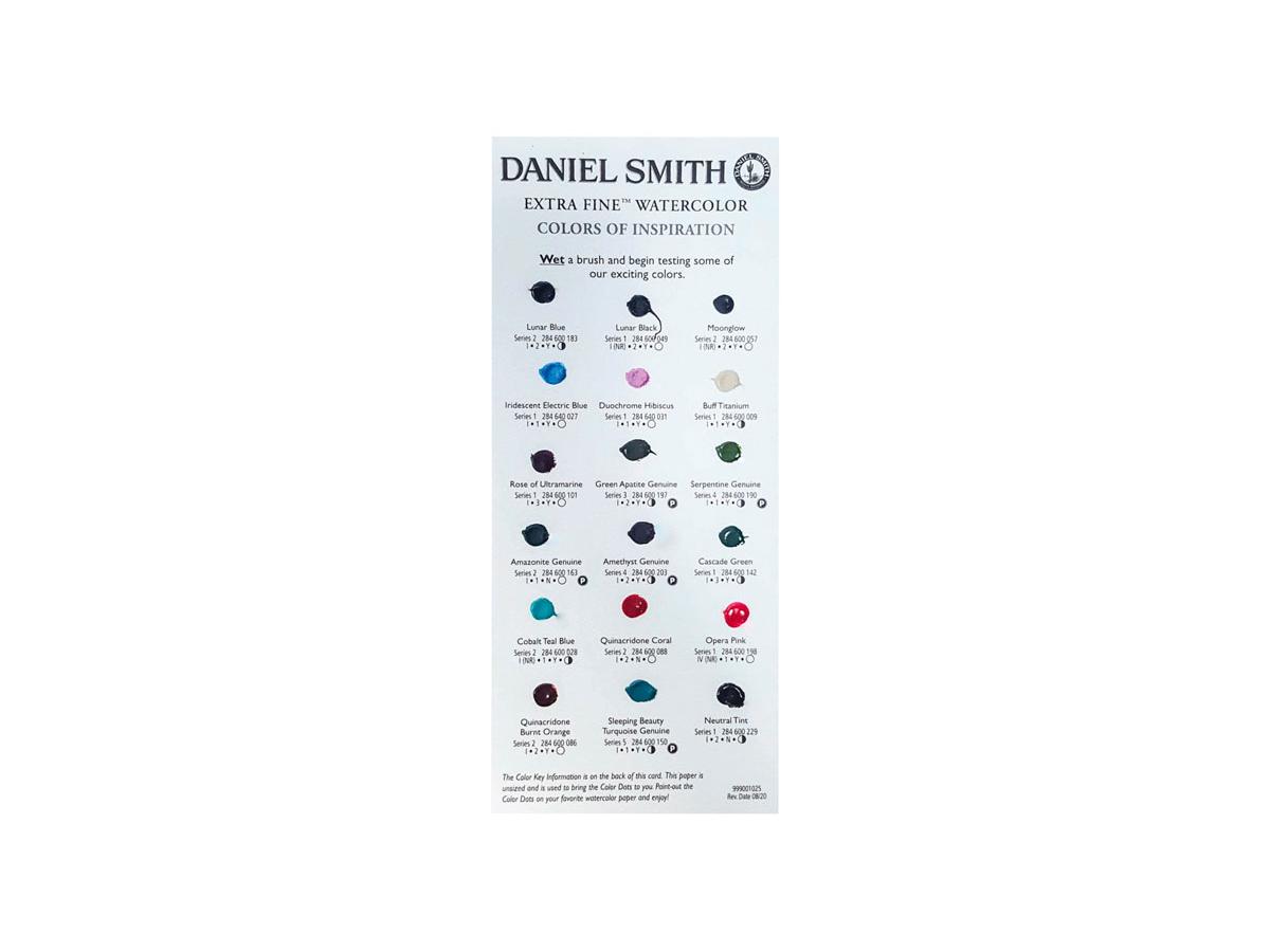 DANIEL SMITH WATERCOLOUR DOT CARD COLORS OF INSPIRATION 18X 1