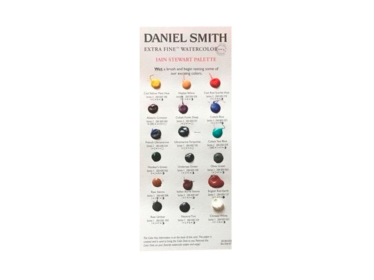 DANIEL SMITH WATERCOLOUR DOT CARD IAIN STEWART 18X 1