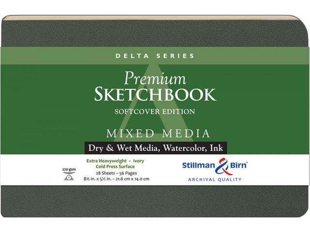 STILLMAN & BIRN DELTA SOFTCOVER 21,6X14,0CM LANDSCAPE 150GR 1