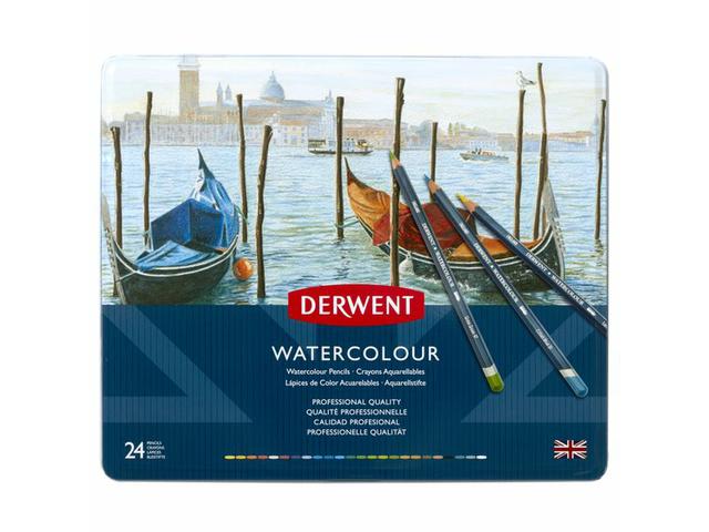 DERWENT WATERCOLOUR AQUARELLSTIFTE 24-ER 1