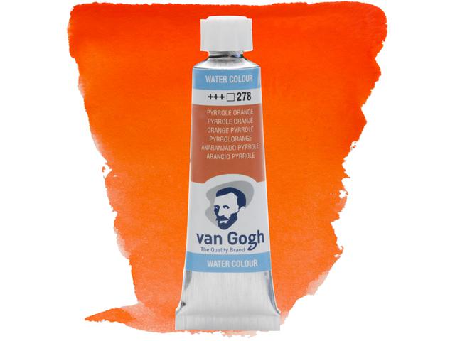 VAN GOGH 10ML AQUARELLFARBE 278 PYRROLE ORANGEN 1