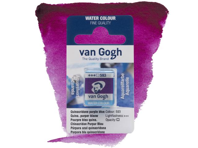 VAN GOGH AQUARELL 1/2 NÄPFCHEN 593 CHINACRIDON PURPURB 1
