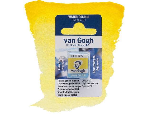 VAN GOGH AQUARELL 1/2 NÄPFCHEN 272 TRANSPARENT GELB 1