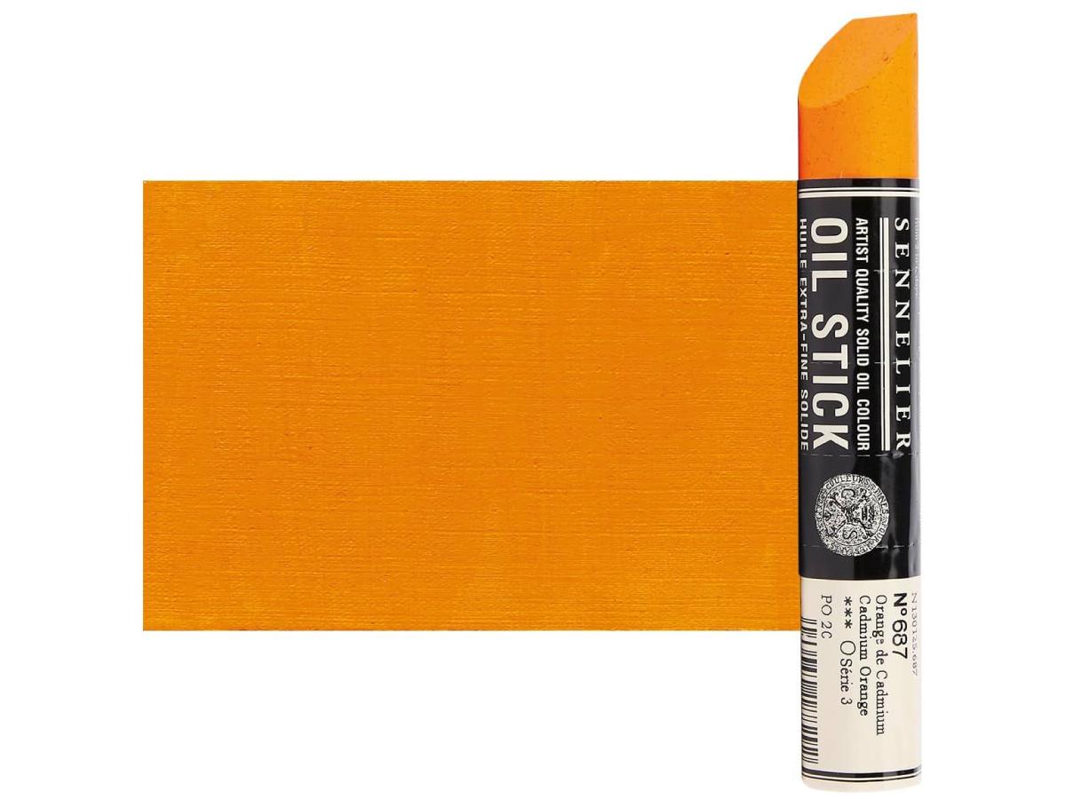 SENNELIER ÖL-STICK 38ML S3 KADMIUMORANGE 687 1