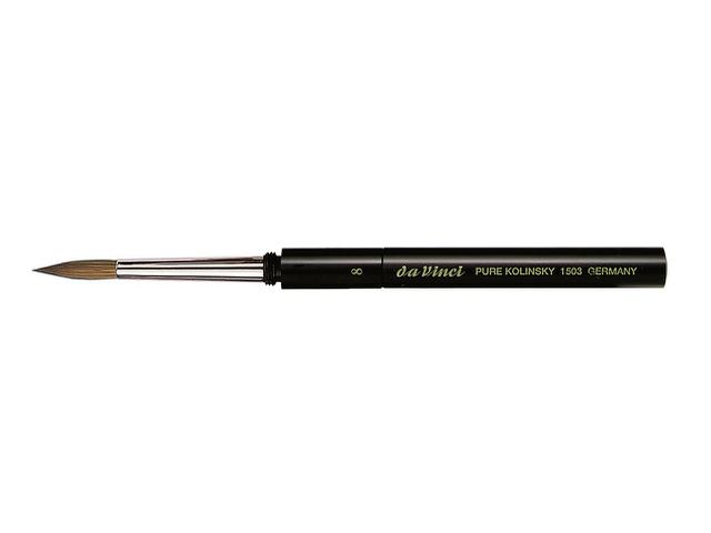DA VINCI KOLINSKY REISEPINSEL 1503 RUND NR. 8 1