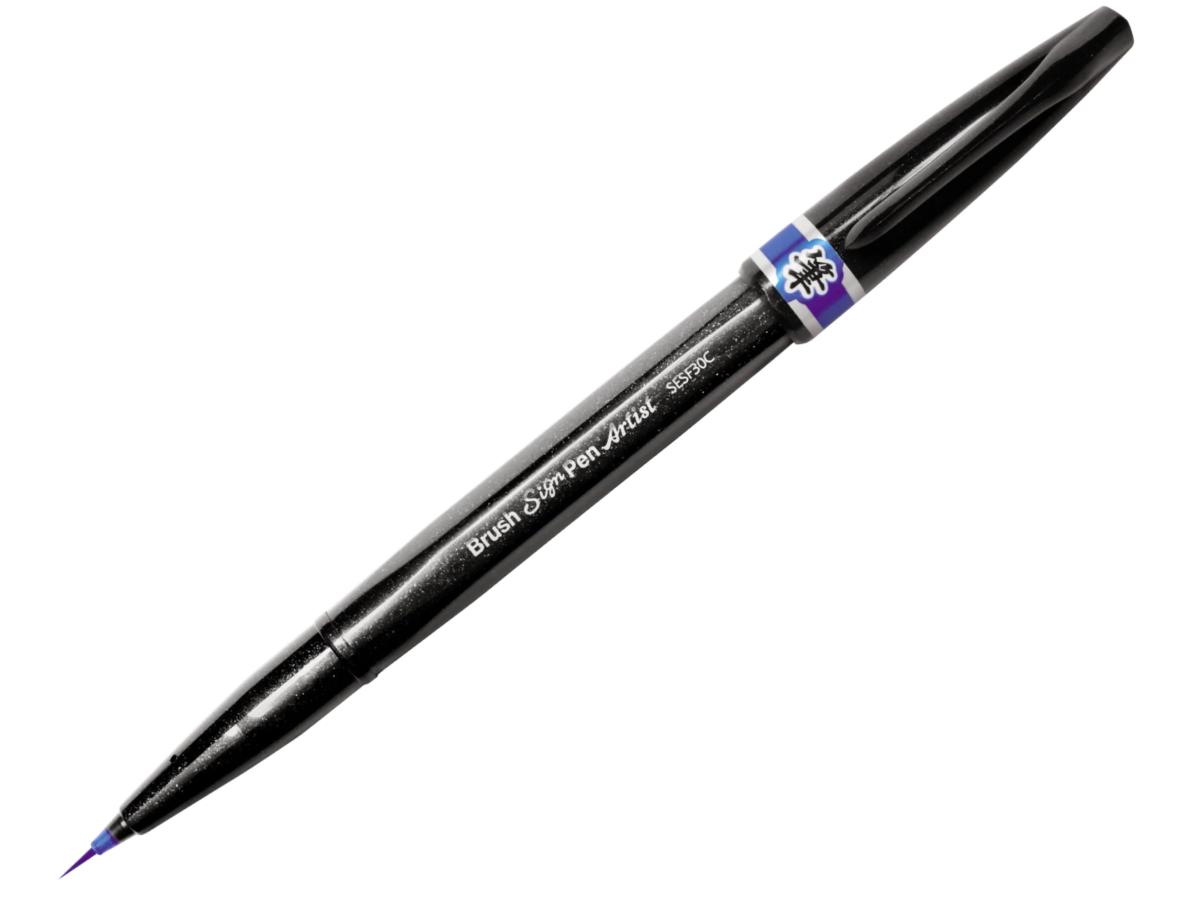 PENTEL BRUSH SIGN PEN ARTIST BLAU 1