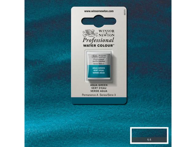 WINSOR & NEWTON AQUARELLFARBE 1/2 NÄPF 697 AQUA GRüN 1
