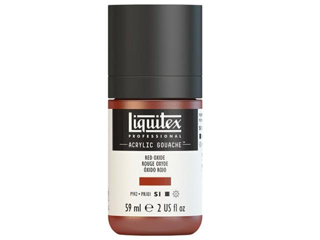 LIQUITEX ACRYLIC GOUACHE 59ML S1 335 OXIDROT 1