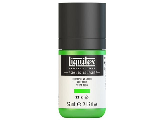 LIQUITEX ACRYLIC GOUACHE 59ML S2 985 GRÜN FLUO 1