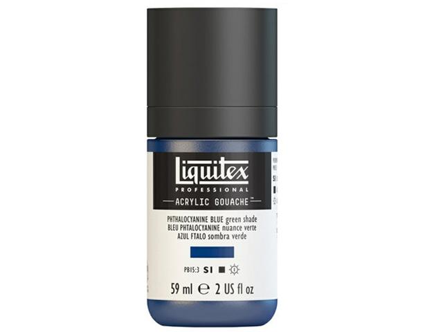 LIQUITEX ACRYLIC GOUACHE 59ML S1 316 PHTHALOBLAU 1