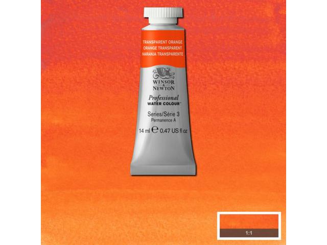 WINSOR & NEWTON AQUARELLFARBE 14ML 650 TRANSPARANT ORANGE 1