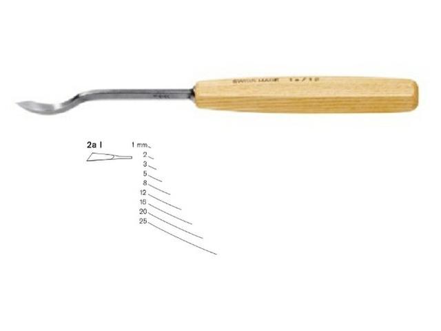 PFEIL HOLZBEITEL ABGEKRÃPFTE FORM 2A l 16MM LINKS 1