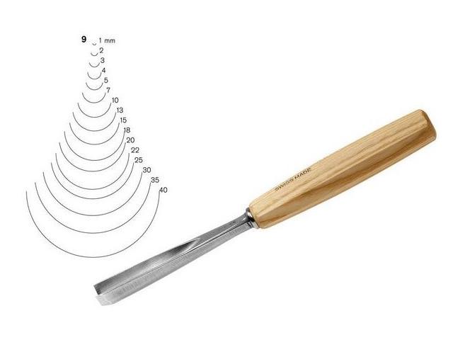 PFEIL HOLZBEITEL ABGEKRÃPFTE FORM 9A 20MM 1