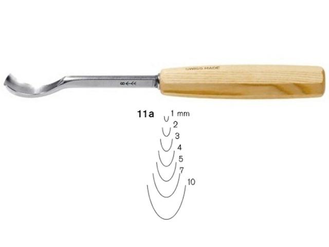 PFEIL HOLZBEITEL ABGEKRÃPFTE FORM 11A 7MM 1
