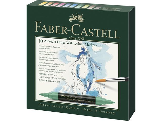 FABER-CASTELL ALBRECHT DÜRER WATERCOLOUR MARKER SET 10X 1