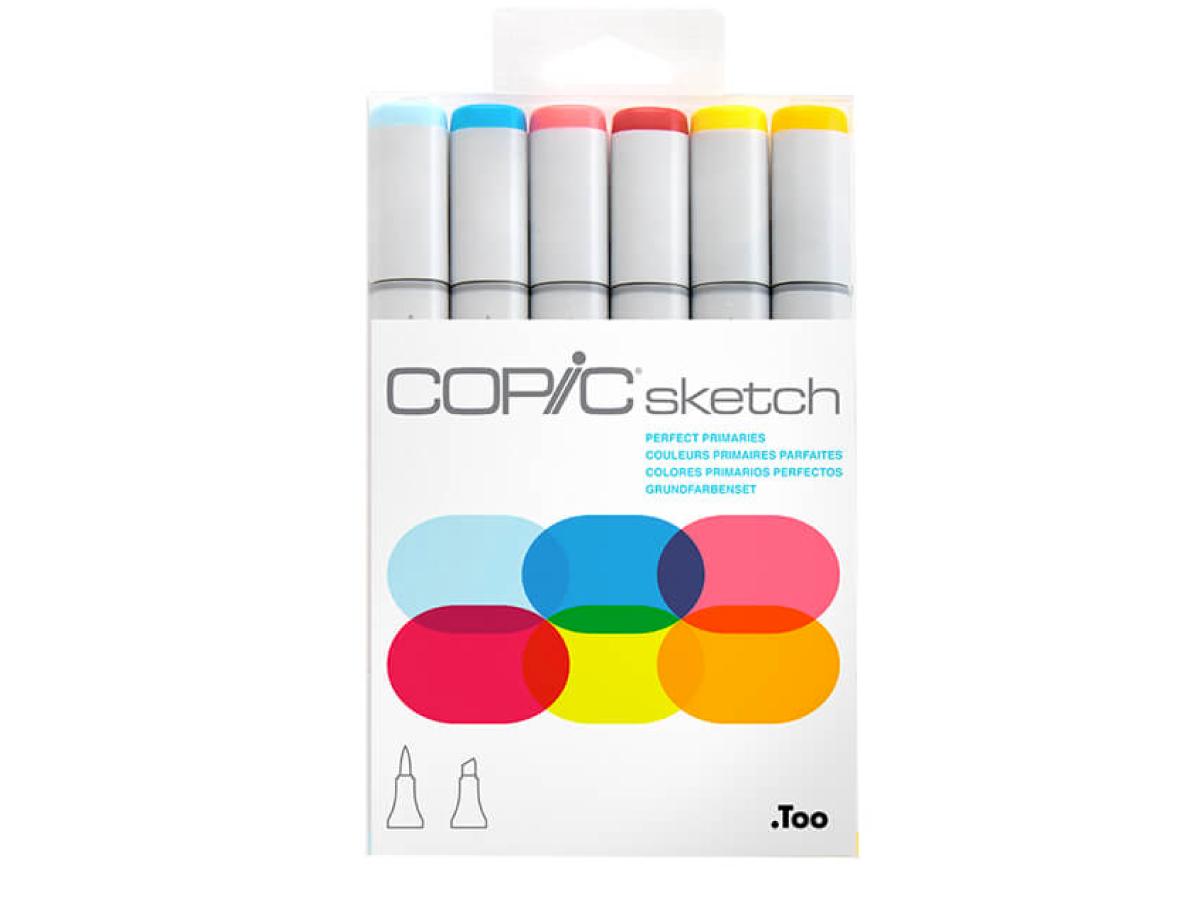 COPIC SKETCH MARKERSET 6 STÜCK PERFECT PRIMARES 1