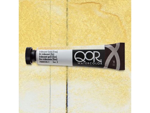 GOLDEN QOR WATERCOLOR 11ML SERIE 2 IRIDESCENT GOLD FINE 540 1